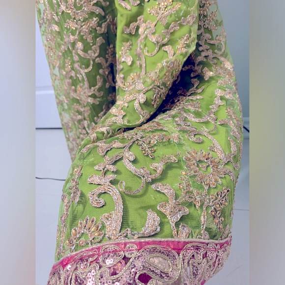 Gorgeous Sharara/Flare Pants. Beautiful Colors! Perfect for a wedding or Party - Picture 4 of 5
